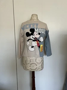 NEW ZARA GIRLS WOMEN DISNEY SHIRT TOP MICKEY MOUSE SZ 10 - Picture 1 of 6