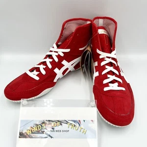 Zapatos de Lucha Asics 1083A001 EX-EO Pedido Especial Rojo X Blanco Borde Nuevos - Imagen 1 de 16