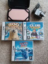 Nintendo DS Lite Pink + Three Games