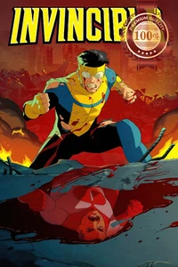 INVINCIBLE FIGHTING REFLECTION DAD OFFICIAL SERIES TV SHOW PRINT PREMIUM POSTER - Picture 1 of 6