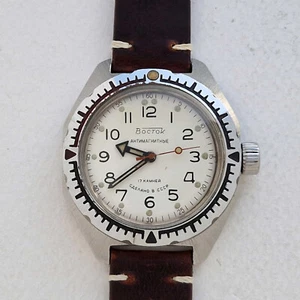 Vintage Soviet Watch Wostok Vostok Amphibia antimagnetic MILITARY Original USSR - Picture 1 of 14