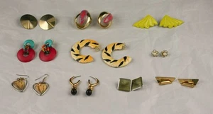 Lote de 20 Piezas Pendientes Perforados Tono Oro y Plata Reparación Reutilización Retro Usados - Imagen 1 de 1