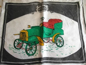 Kissenplatte mit alten Autos Oldtimer 40 x 50cm - Bild 1 von 2