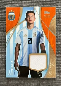 Parche Naranja PAULO DYBALA 2024 Topps Lineage Argentina 10/25 - Imagen 1 de 2