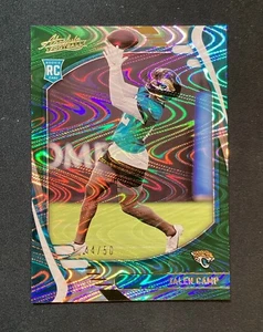 2021 Panini Absolute Rookies Green Waves /50 Jalen Camp #187 Rookie RC - Picture 1 of 3