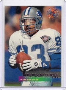 1995 Topps Stadium Club - Aubrey Matthews #179 Detroit Lions - Picture 1 of 2