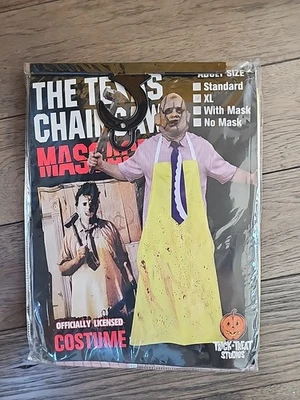 Traje de Disfraz The Texas Chainsaw Massacre Leatherface, Máscara XL, Combo de Gancho  Foto 1 de 4