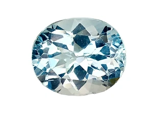 6.315cts sky Blue natural topaz oval shape loose gemstones see video - Picture 1 of 3