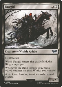 MTG Nazgul (0334) *Non-Foil* Base Lord of the Rings LOTR MT/NM Combined Shipping - Picture 1 of 2