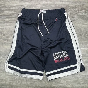 Vintage Arizona Wildcats Shorts Mens Medium NCAA Basketball Mesh Champion 90s - Picture 1 of 16