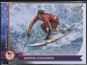 Griffin Colapinto 2024 Topps Chrome US Olympic Hopefuls Refractor #189 USA - Bild 1 von 2
