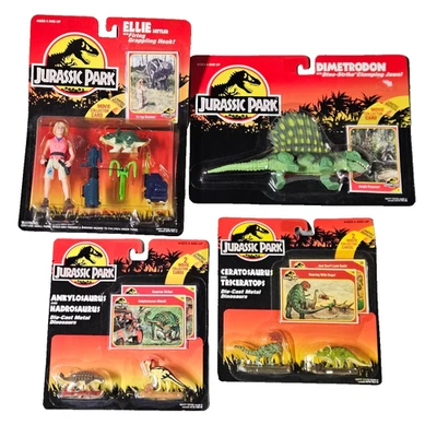 4 Jurassic Park Ellie Sattler Dimetrodon ++ Kenner 1993 impecable Foto 1 de 2