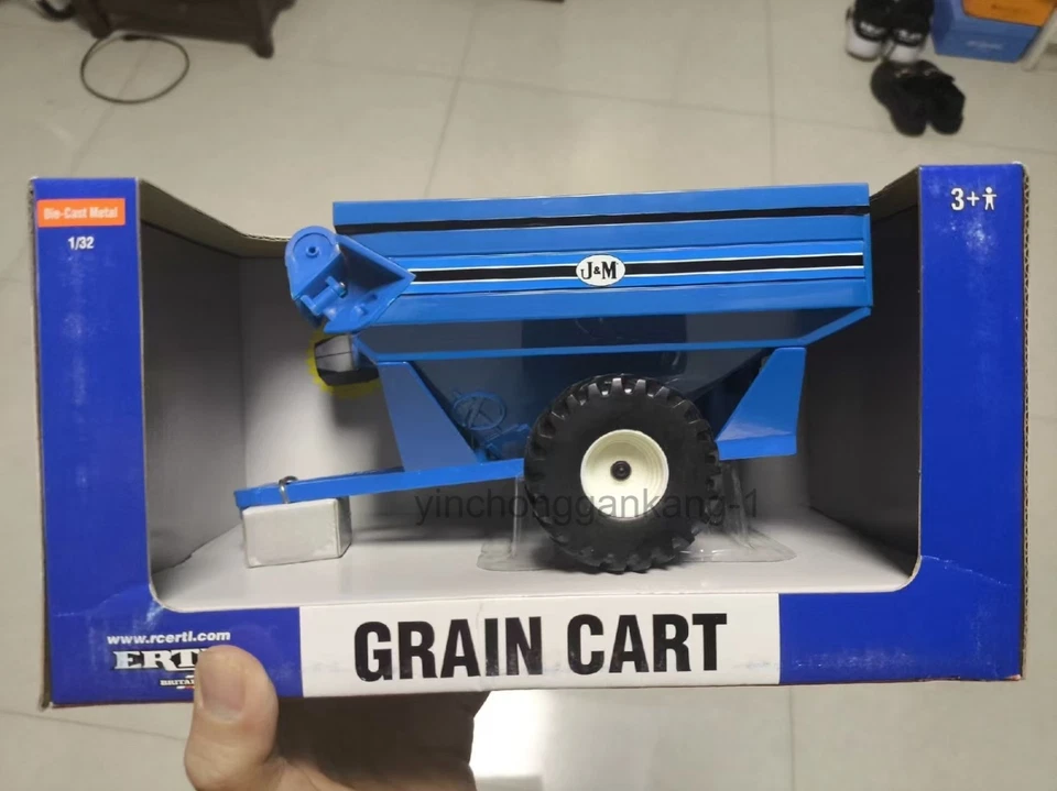 Antu 1/32 Agricultural Vehicle Grain Silo Hopper Trailer Loader Alloy Mode - Image 1 of 4