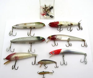FISHING LURES (8) & FLIES (5) LOT - Heddon Zara Spook, Yo-Zuri F, Rapala, etc. - Picture 1 of 6
