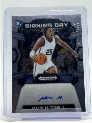MARK MITCHELL 2024-25 PANINI PRIZM DRAFT ROOKIE SIGNING DAY RC AUTO Q3704 - Image 1 of 2