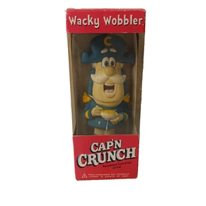 Cap'n Captain Crunch Corn Oat Cereal Funko Wacky Wobbler Figurine 2001 Vintage - Picture 1 of 24