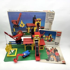 Lego 100% komplett Box & Anleitung Vintage 1975 Brick Yard Kies Steinbruch 580/360 - Bild 1 von 24