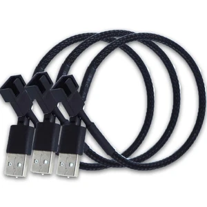 Computer Case Fan Conversion Cable Usb Motherboard Adapter Connect Wire - Afbeelding 1 van 11