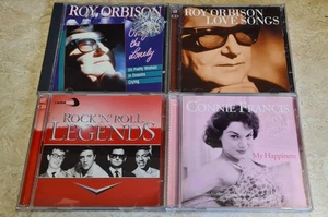 Music CD Bundle Roy Orbison Connie Francis Rock and Roll Legends - Picture 1 of 2