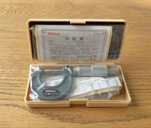[Unused] Mitutoyo Micrometer 103-137 M110-25 0-25mm NM cond limited From JAPAN - Picture 1 of 12