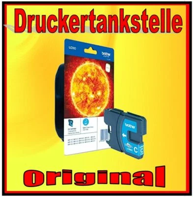 original Patrone für BROTHER DCP-145C 165C 195C MFC-250C 290C LC-980 cyan NEU - Bild 1 von 2