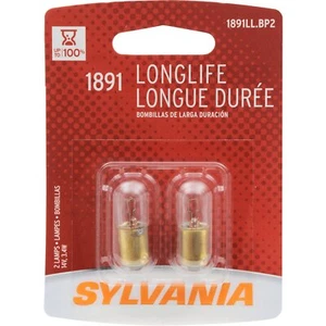 SYLVANIA 1891 Long Life Miniature Bulb, (Contains 2 Bulbs) - Picture 1 of 7