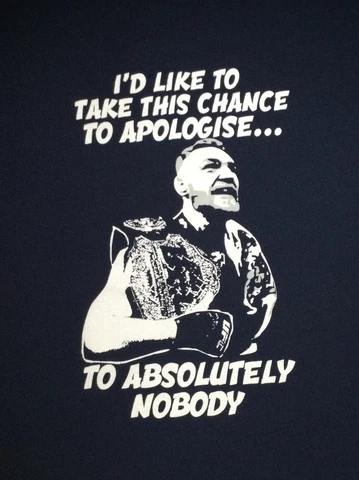 Conor McGregor Long Sleeve T Shirt Navy Blue Juniors Youth Small Cover