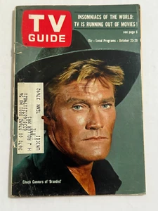 TV Guide 1965 October 23-29 Television, Chuck Connors Cover - Picture 1 of 5