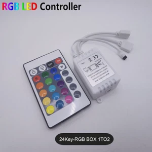 5-24v 5050 2835 RGB LED Strip Light Mini 24/44 Key IR Remote Wireless Controller - Picture 1 of 13
