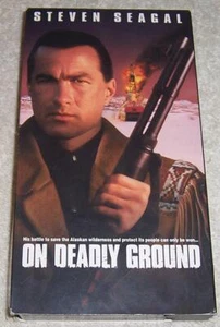 On Deadly Ground VHS Video Steven Seagal - Picture 1 of 2