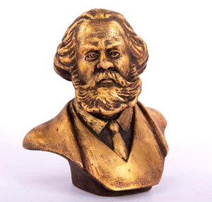 Karl Marx bronze statue 5" Soviet USSR communist leader figurine - Picture 1 of 6