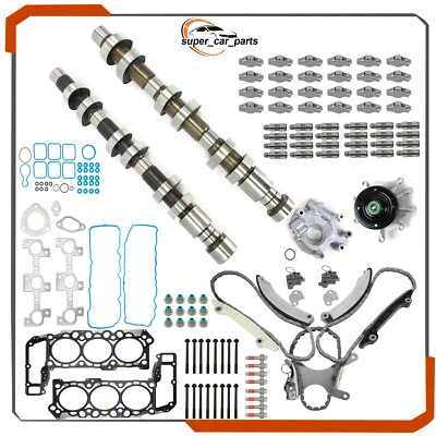 Camshaft Lifters Rocker Arms Kit with Timing Chain for 05-12 Dodge Jeep Ram 3.7L - Image 1 of 4