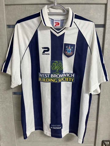 West Bromwich Albion Football Soccer Jersey 1998/2000 Vintage Mens Size L Cover