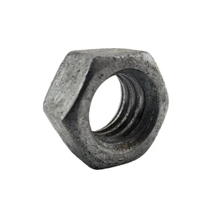 3/8"-16 Finished Hex Nuts Steel Grade 2 Hot Dip Galvanized Finish Qty 50 - Picture 1 of 4