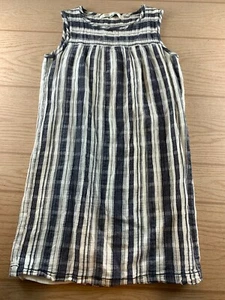 max studio Navy And White Striped Dress Medium Cute dress - Picture 1 of 11