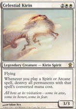 Celestial Kirin Saviors of Kamigawa 1x - Moderately Played, English MTG Magic