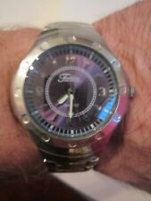 FONDINI COLLECTION WATCH SWISS PARTS PURPLE FACE HEAVY CASE FITS UP TO 9" BBA-32