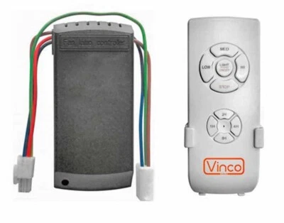 KIT TELECOMANDO E RICEVENTE UNIVERSALE PER VENTILATORI DA SOFFITTO VINCO 70940 - Immagine 1 di 4