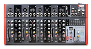 NOVIK NEO MIXER NVK 1202FX 12 Channel Ultra-Slim 8 channels with pre-amplifiers - Picture 1 of 11