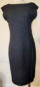 Eileen Fisher Gray Fitted Short Sleeve Dress Size XS NWT - Picture 1 of 6