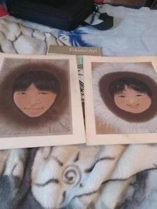 Vintage Eskimo Art From The Whistler (SEE DESCRIPTION) - Picture 1 of 8