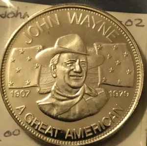 John Wayne 1oz Silver Proof Coin - Picture 1 of 7