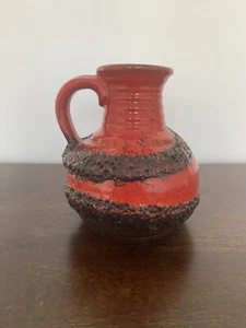 Bay Keramik Vase WGP pottery 60 er fat lava vintage 70er Retro Design - Bild 1 von 7