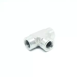 Steel 1/4 Female Npt Fpt Tee T Pipe Fitting Fuel, Air, Water, Oil, Gas, Vacuum - Picture 1 of 6