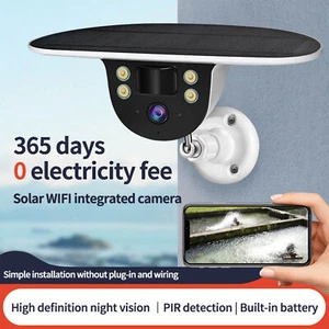 Solar Camera Waterproof 2Mp 1080P 120° Wide Angle Pir Human Sensing 2 Way In MPF - Picture 1 of 24