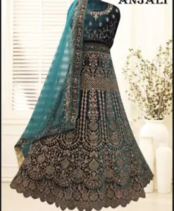 Heavy Velvet Bridal Lehenga Choli For Sale Only $300 - Picture 1 of 2