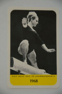 Vera Caslavska - 1968 Olympic Games - 1997 German Harenberg card - rare
