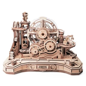 ROKR 3D Wooden Puzzle Model Pinball Model Gear Ball Challenge Kits DIY Man Gift - Picture 1 of 7