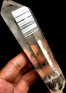 223g 142mm Mongolia Interior Cantante Cuarzo Lemuria Punto de Cristal Lemuria o335 - Imagen 1 de 8