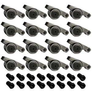 1.6 Ratio 3/8" Roller Rocker Arms Kit Stainless Steel Fits Chevy SBC 327 350 400 - Picture 1 of 8